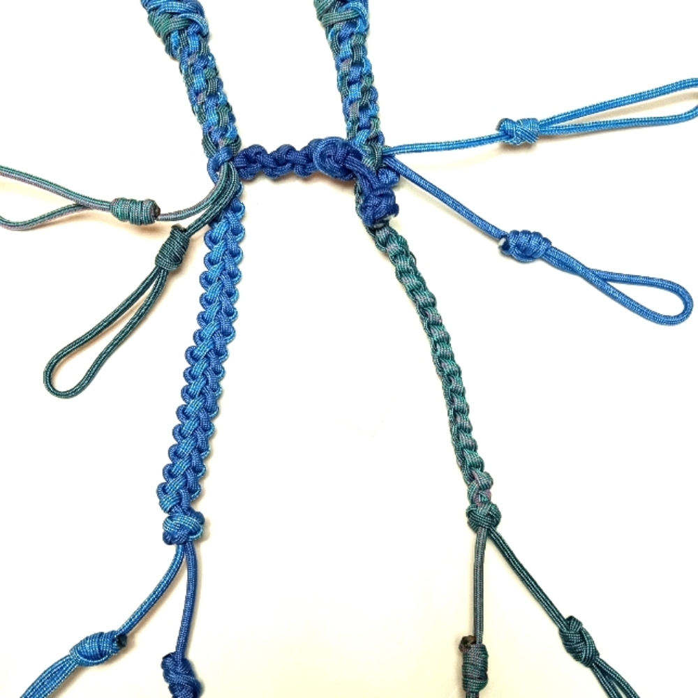 Blue Camo Call Lanyard w/ 550 Paracord